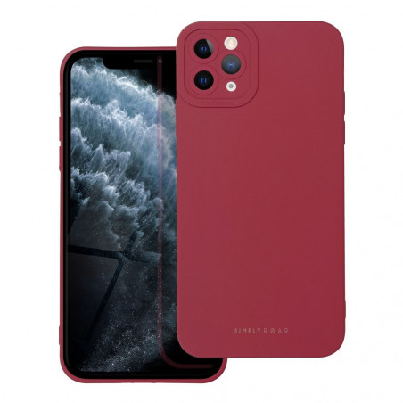 Apple iPhone 11 Pro Max Case Roar Luna Monochrome, Stylish, An aesthetic accessory  Red