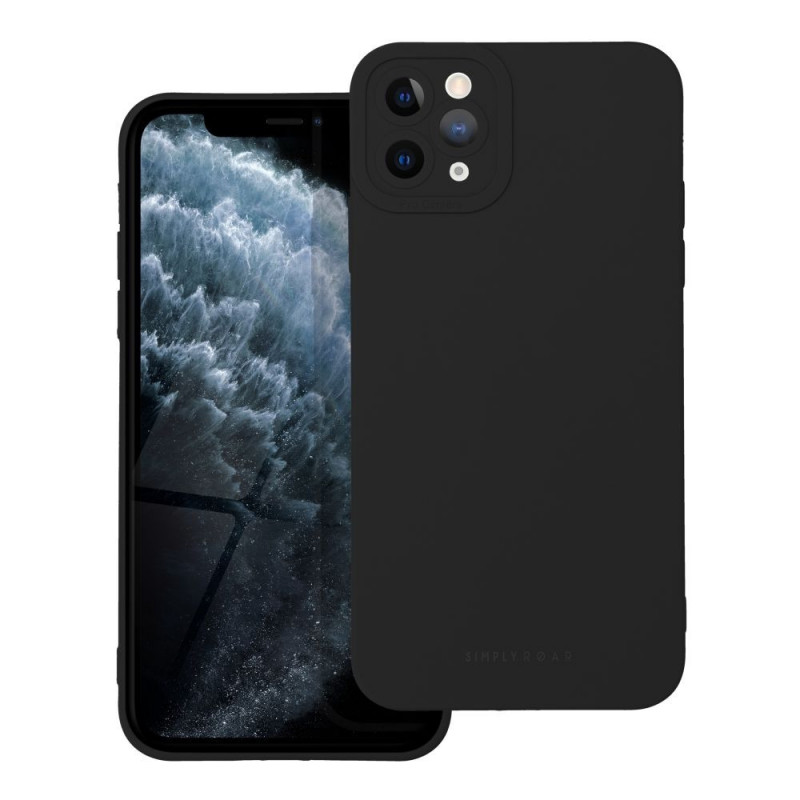 Apple iPhone 11 Pro Max Case Roar Luna Monochrome, Stylish, An aesthetic accessory  Black 