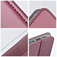 XIAOMI Redmi Note 11S Wallet Cases Smart Magneto book Burgundy 