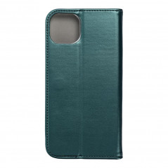 Apple iPhone 14 Plus Wallet Cases Smart Magneto book Dark green 