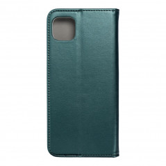 Samsung Galaxy A22 5G Wallet Cases Smart Magneto book Dark green 