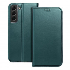 Samsung Galaxy A22 5G Wallet Cases Smart Magneto book Dark green 