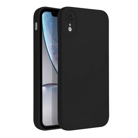 Apple iPhone XR Case Roar Luna Monochrome, Stylish, An aesthetic accessory  Black