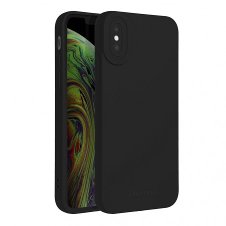 Apple iPhone XS Case Roar Luna Monochrome, Stylish, An aesthetic accessory  Black 