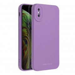 Apple iPhone X Case Roar Luna Monochrome, Stylish, An aesthetic accessory  Violet 