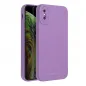 Apple iPhone XS Case Roar Luna Monochrome, Stylish, An aesthetic accessory  Violet 