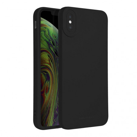Apple iPhone X Case Roar Luna Monochrome, Stylish, An aesthetic accessory  Black