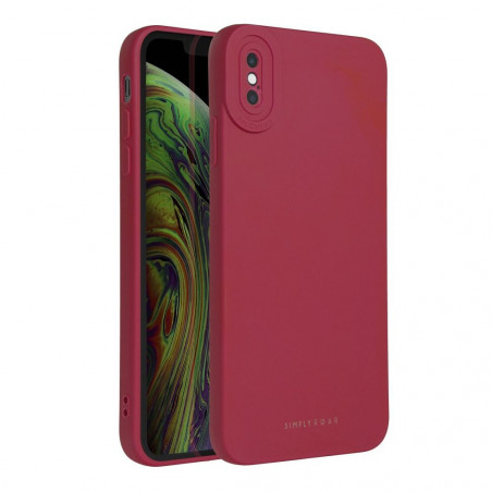 Apple iPhone XS Case Roar Luna Monochrome, Stylish, An aesthetic accessory  Red