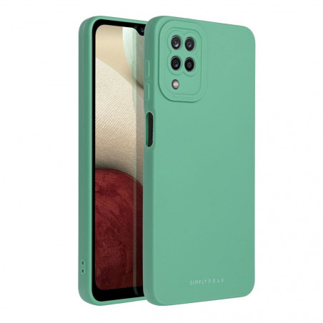 Samsung Galaxy A12 Case Roar Luna Monochrome, Stylish, An aesthetic accessory  Green 