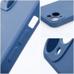 Apple iPhone 13 Pro Max Case Silicone Mag Cover MagSAFE  Blue 