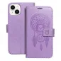 Apple iPhone 14 Wallet Cases MEZZO Book Dreamcatcher  Purple 