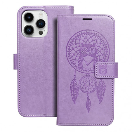 Apple iPhone 14 Pro Max Wallet Cases MEZZO Book Dreamcatcher  Purple