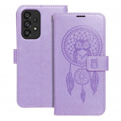 Samsung Galaxy A52 LTE Wallet Cases MEZZO Book Dreamcatcher  Purple 