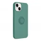 Apple iPhone 14 Case Silicone ring Green 