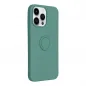 Apple iPhone 14 Pro Max Case Silicone ring Green 