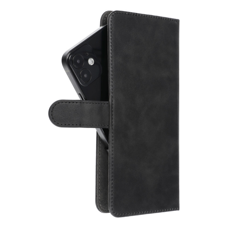 Samsung Galaxy A34 Univerzálne puzdro, Wallet Cases COMMON book Elegant, Soft lining inside  Black 