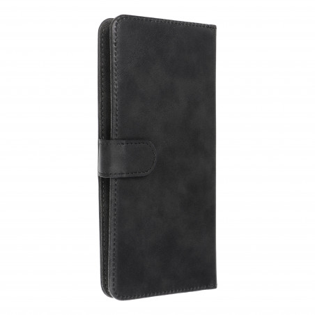 Samsung Galaxy A34 Univerzálne puzdro, Wallet Cases COMMON book Elegant, Soft lining inside  Black 