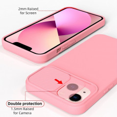 Samsung Galaxy A34 Case Slide Light pink 