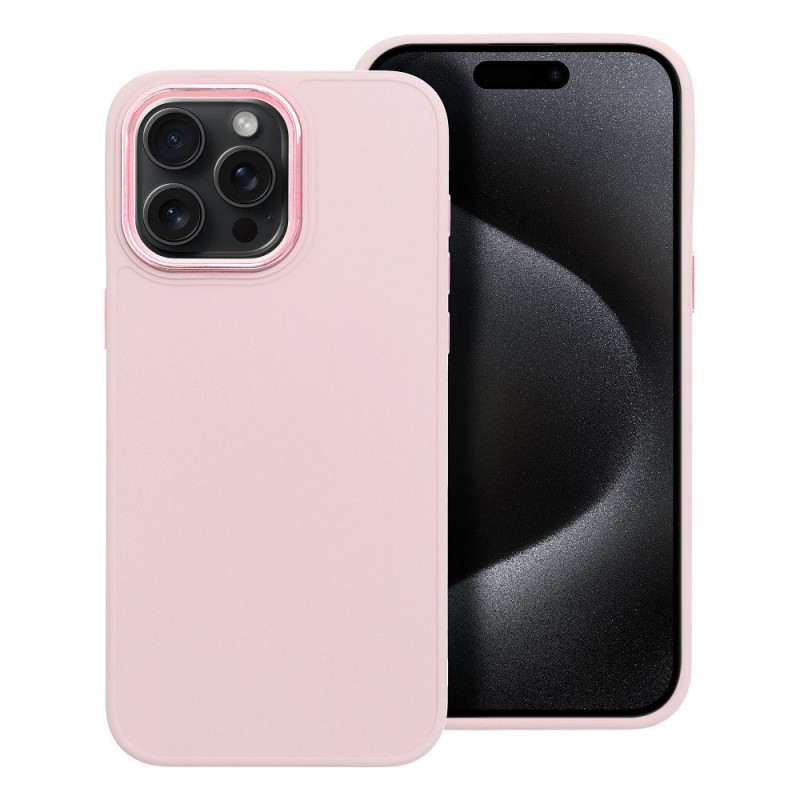 Apple iPhone 15 Pro Max Case FRAME Elegant  Powder pink 