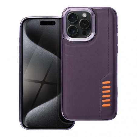 Apple iPhone 15 Pro Max Case MILANO Dark purple