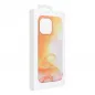 Apple iPhone 15 Case Leather Mag Cover Elegant  MagSAFE  Orange splash 