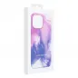 Apple iPhone 15 Plus Case Leather Mag Cover Elegant  MagSAFE  Purple splash 