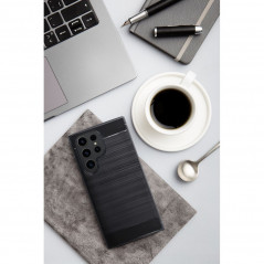 Samsung Galaxy A24 LTE Case Carbon Elegant  Black 