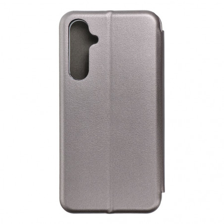 Samsung Galaxy S23 FE Wallet Cases Book Elegance Elegant  Grey