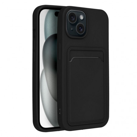 Apple iPhone 15 Case Card Black 