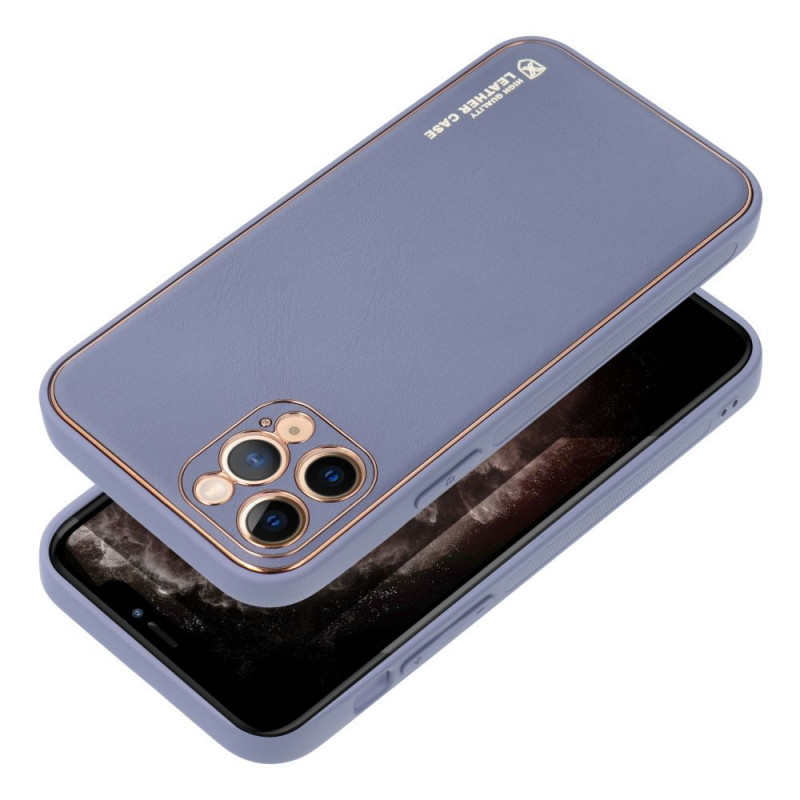 Apple iPhone 15 Case Leather Blue 