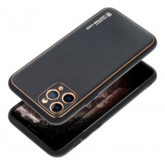 Apple iPhone 15 Pro Max Case Leather Black 