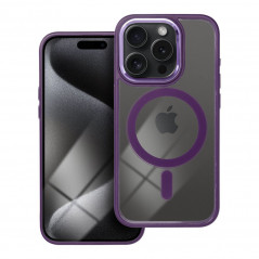 Apple iPhone 15 Pro Case Color Edge Mag MagSAFE  Deep purple 