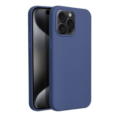 Apple iPhone 15 Pro Max Case Silicone Elegant  Blue 