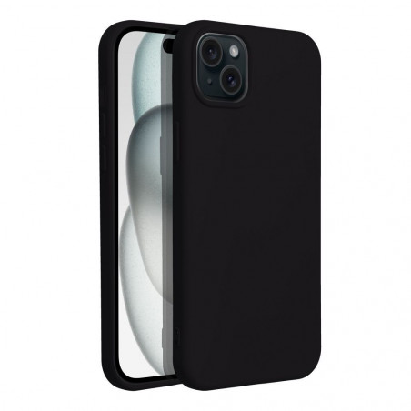 Apple iPhone 15 Case Silicone Elegant  Black 