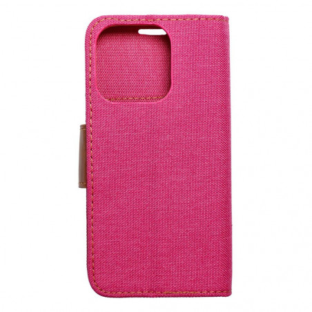 Apple iPhone 15 Pro Wallet Cases CANVAS Book Pink