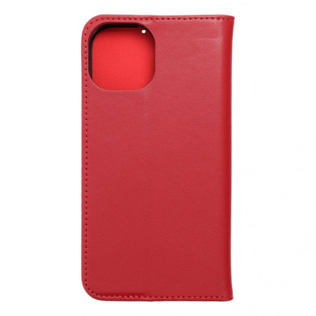 Apple iPhone 15 Wallet Cases Leather case SMART PRO Elegant  Claret