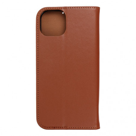 Apple iPhone 15 Plus Wallet Cases Leather case SMART PRO Elegant  Brown 