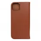 Apple iPhone 15 Plus Wallet Cases Leather case SMART PRO Elegant  Brown 