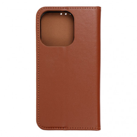 Apple iPhone 15 Pro Wallet Cases Leather case SMART PRO Elegant  Brown