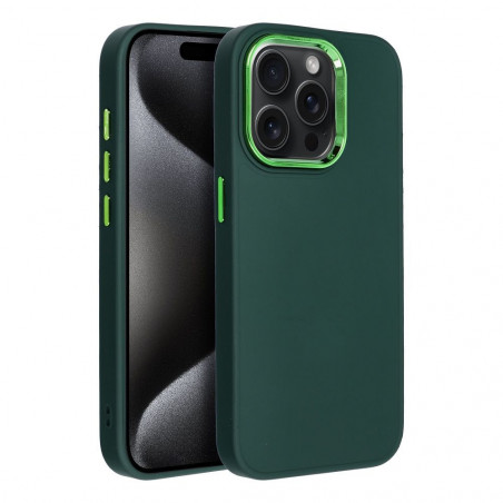 Apple iPhone 15 Pro Case FRAME Elegant Green