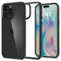 Apple iPhone 15 Pro Max Case Spigen Ultra Hybrid Crystal clear  Matte black 