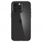 Apple iPhone 15 Pro Max Case Spigen Ultra Hybrid Crystal clear  Matte black 