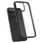 Apple iPhone 15 Pro Max Case Spigen Ultra Hybrid Crystal clear  Matte black 