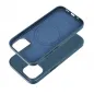 Apple iPhone 15 Case Leather Mag Cover Elegant  MagSAFE  Indigo blue 