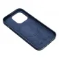 Apple iPhone 15 Case Leather Mag Cover Elegant  MagSAFE  Indigo blue 