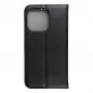 Apple iPhone 15 Pro Wallet Cases Smart Magneto book Black 