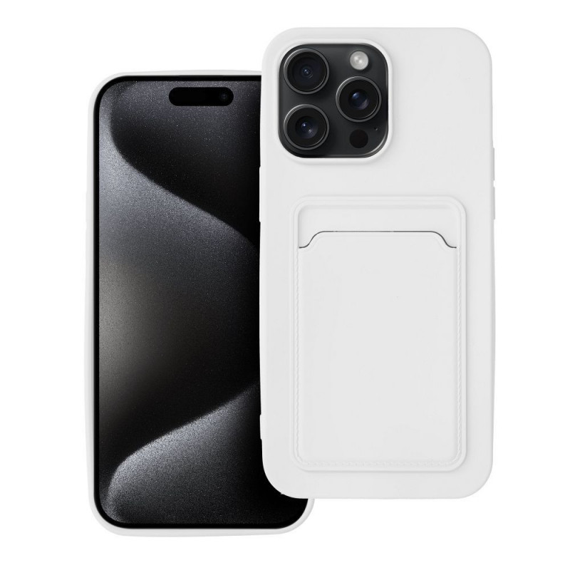 Apple iPhone 15 Pro Max Case Card White 