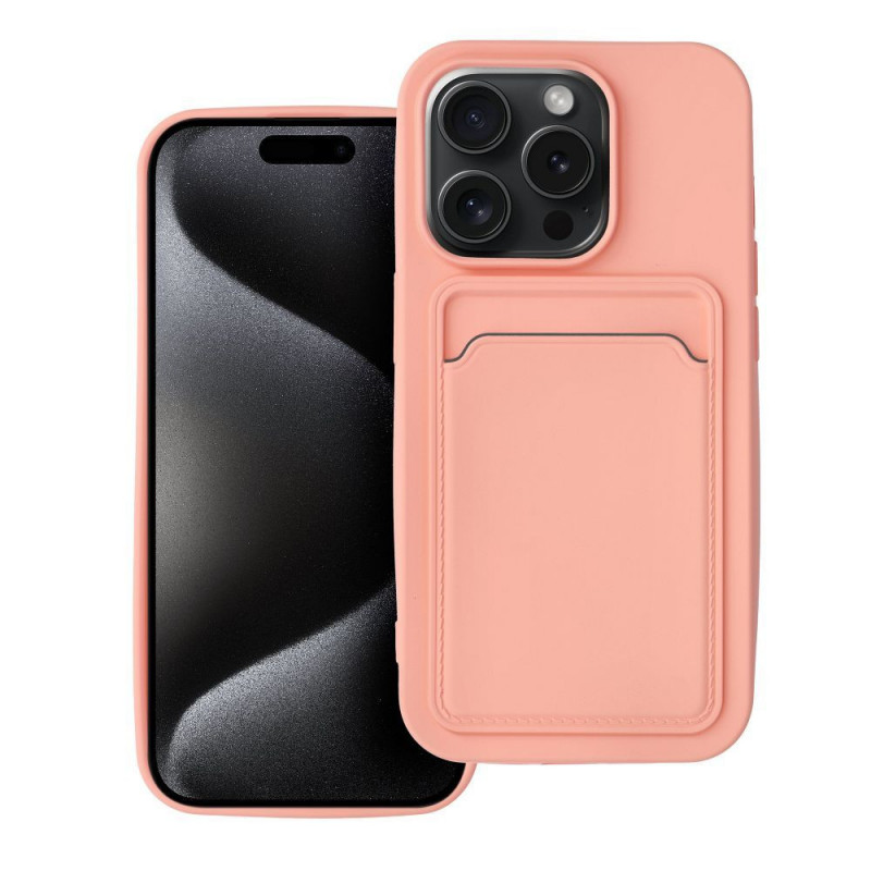 Apple iPhone 15 Pro Case Card Pink 