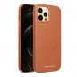 Apple iPhone 12 Pro Max Case Roar Leather Mag Elegant  MagSAFE  Brown 