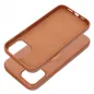 Apple iPhone 12 Pro Max Case Roar Leather Mag Elegant  MagSAFE  Brown 